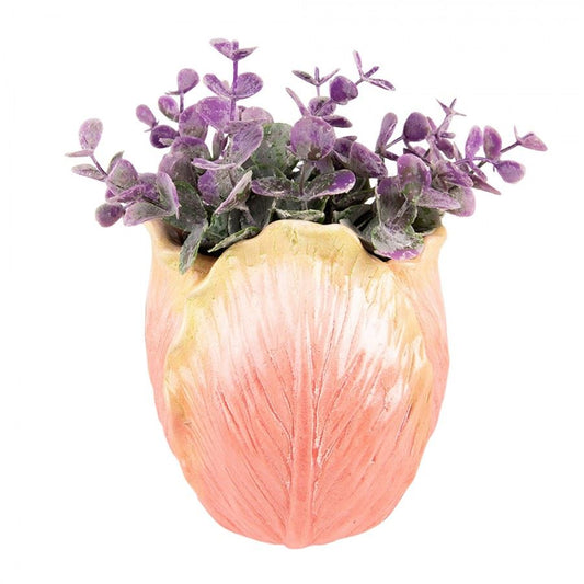 Hanging Ceramic Tulip Flower Pot, 12*8*15 cm, 6PR3623