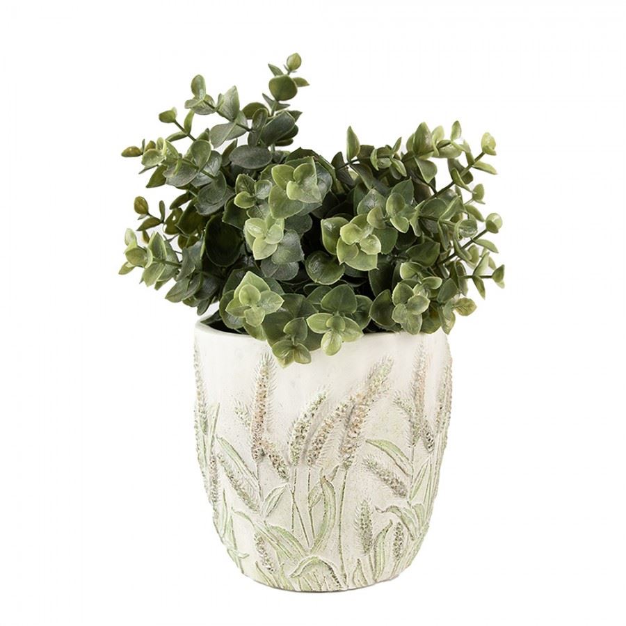 Ceramic Flower Pot in Vintage Style, 13*13 cm, 6TE0463S