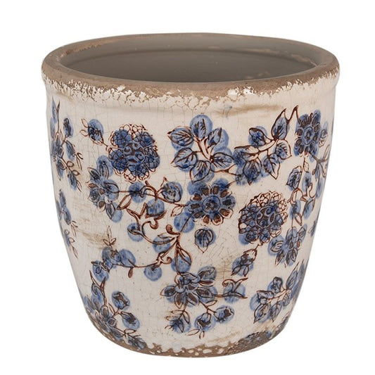 Ceramic Flower Pot in Vintage Style, 17*16 cm, 6CE1619L