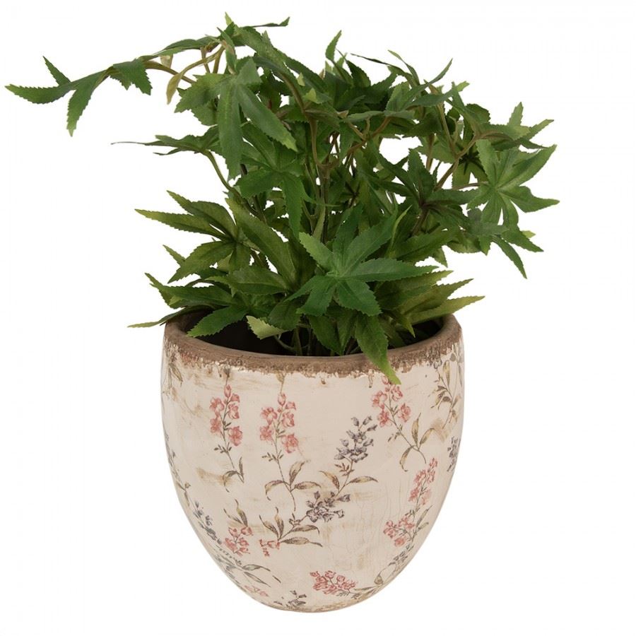Vintage Style Ceramic Flower Pot, 18*17 cm, 6CE1615L