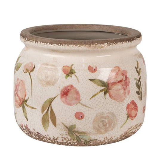 Ceramic Flower Pot in Vintage Style, 20*15 cm, 6CE1625L