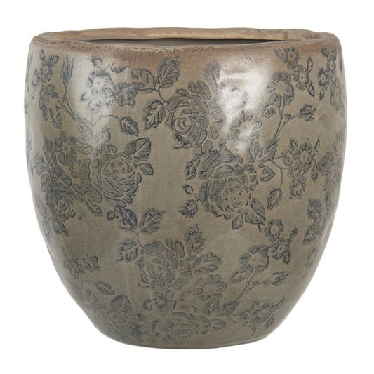 Ceramic Flower Pot in Vintage Style, 20*19 cm, 6CE1257L