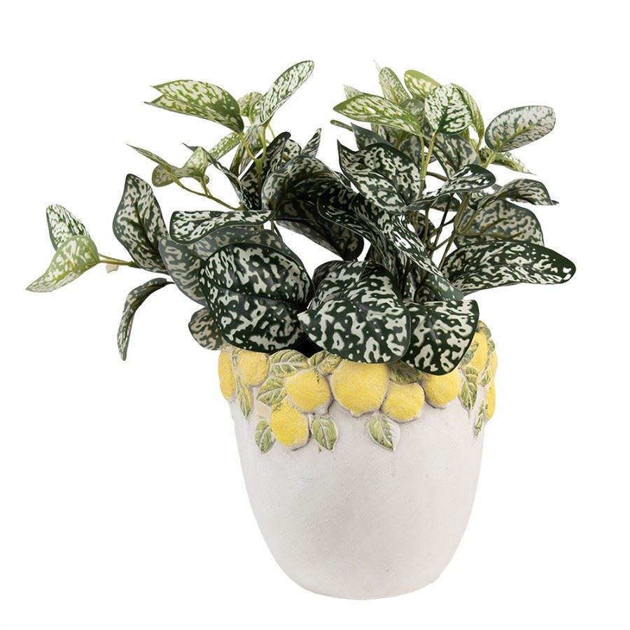 Vintage Style Ceramic Flower Pot Lemons, 20*19 cm, 6TE0572M