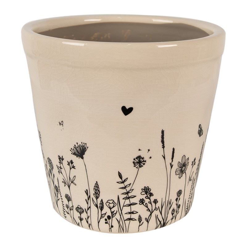 Ceramic Vintage-Style Flower Pot, 21*20 cm, 6CEFAF0001XL