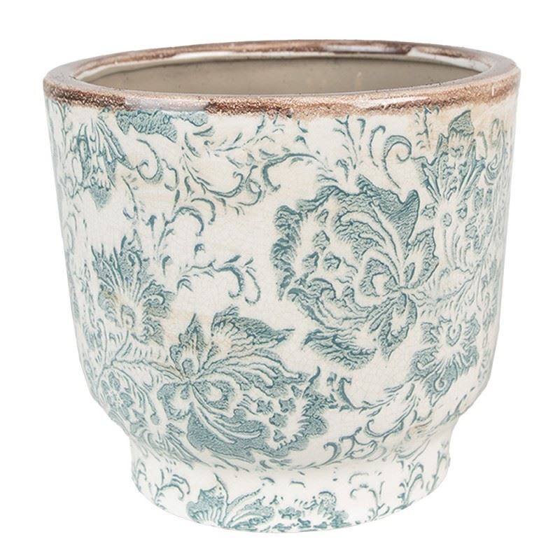 Ceramic Flower Pot in Vintage Style, 21*20 cm, 6CE1574L