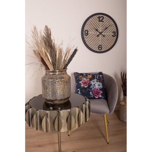 Metal Decorative Planter Vase for Flowers in Vintage Style, 25*26 cm, 6Y4965