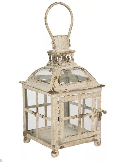 Shabby Chic Storm Lantern – Vintage Elegance 17х17х27 cm