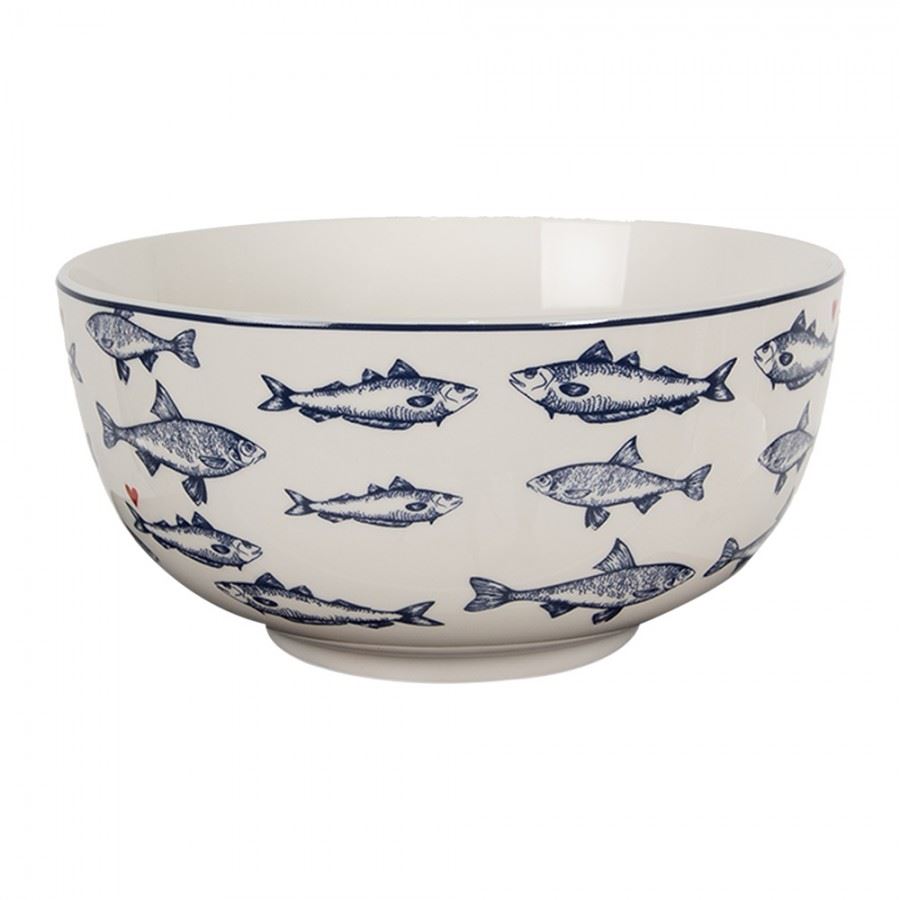 Piala Blue White Fishes, 500 ml, SSFBO