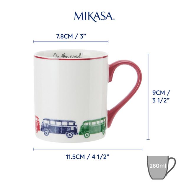 Mikasa Camper Mug, 280 ml, MKCANVAN