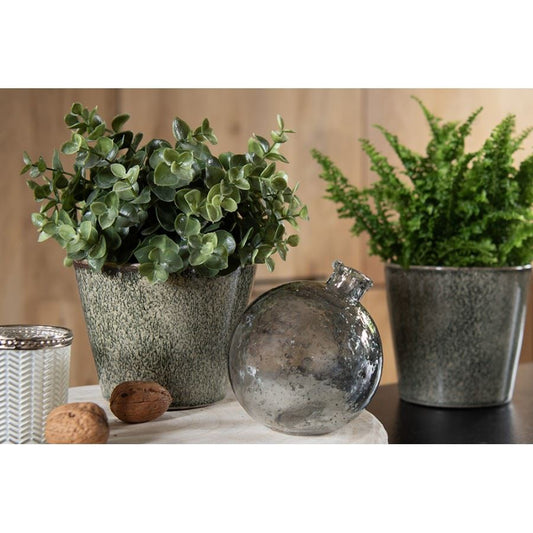 Decorative Glass Vase in Vintage Style, 13*13 cm, 6GL4293