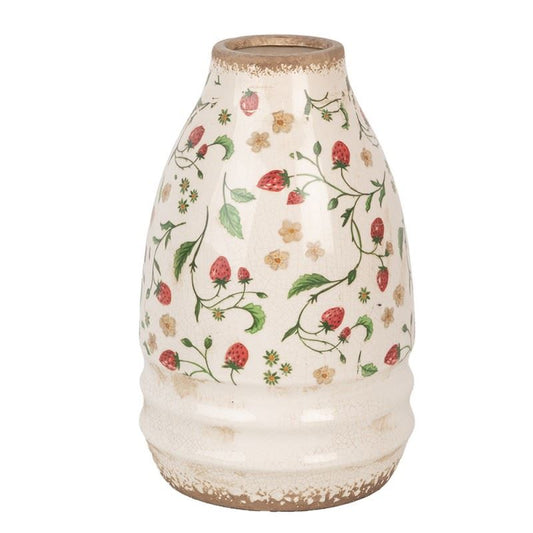 Decorative Ceramic Vase in Vintage Style Strawberries, 21*32 cm, 6CE1946M