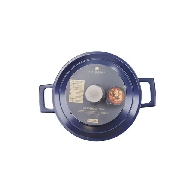 Pot MasterClass Metallic Blue, 4 L, MCMCRD24BLU