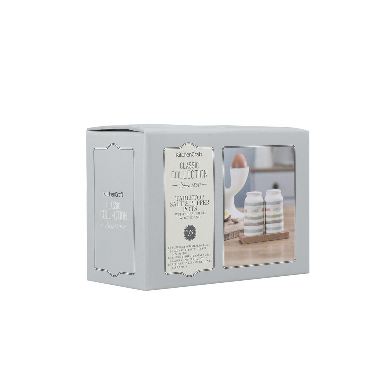 KC Classic Collection Salt and Pepper Set, 12*9 cm, KCCCSNP