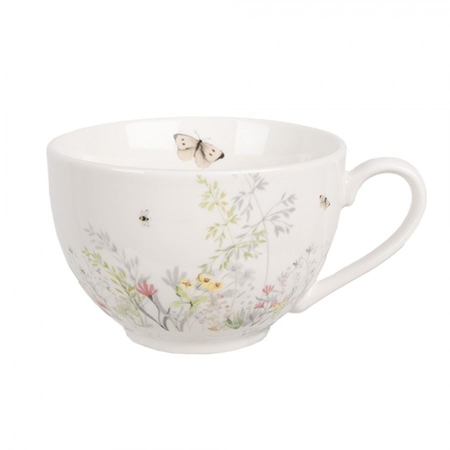 Cup and saucer Flowers, 250 ml, WFFKS