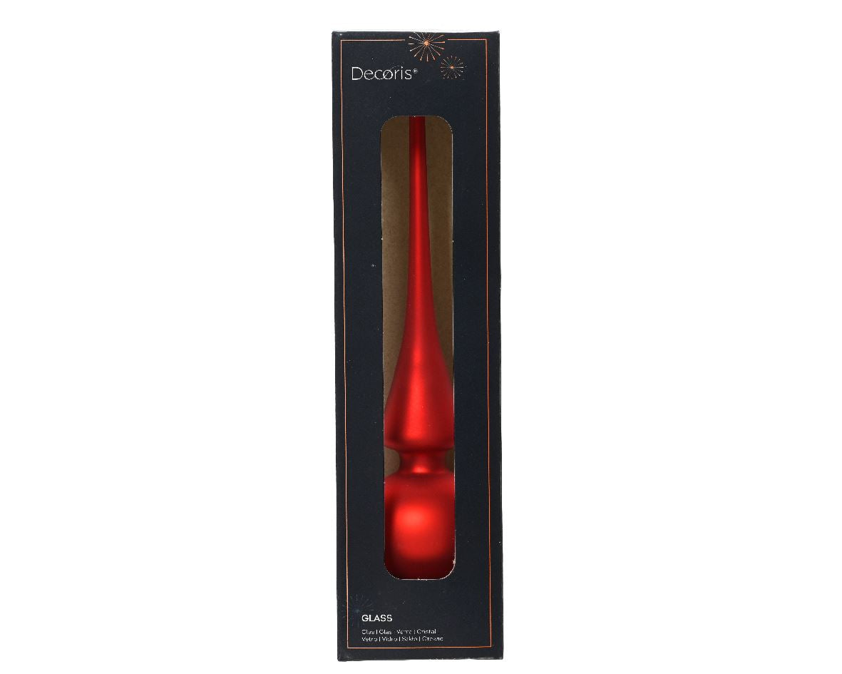 Top for Christmas tree Christmas Red, 6*26 cm – Tree Topper
