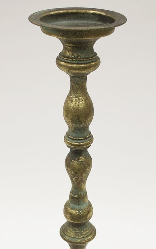 Metal Candlestick, 13.5x13.5x60 cm