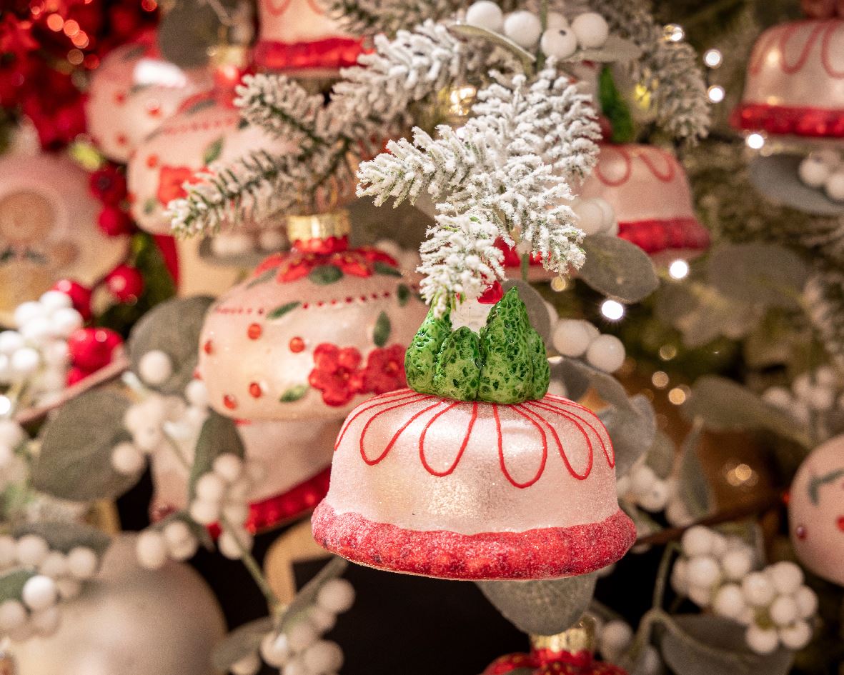 New Year decoration Cake mix, d. 8 cm, 12.0463