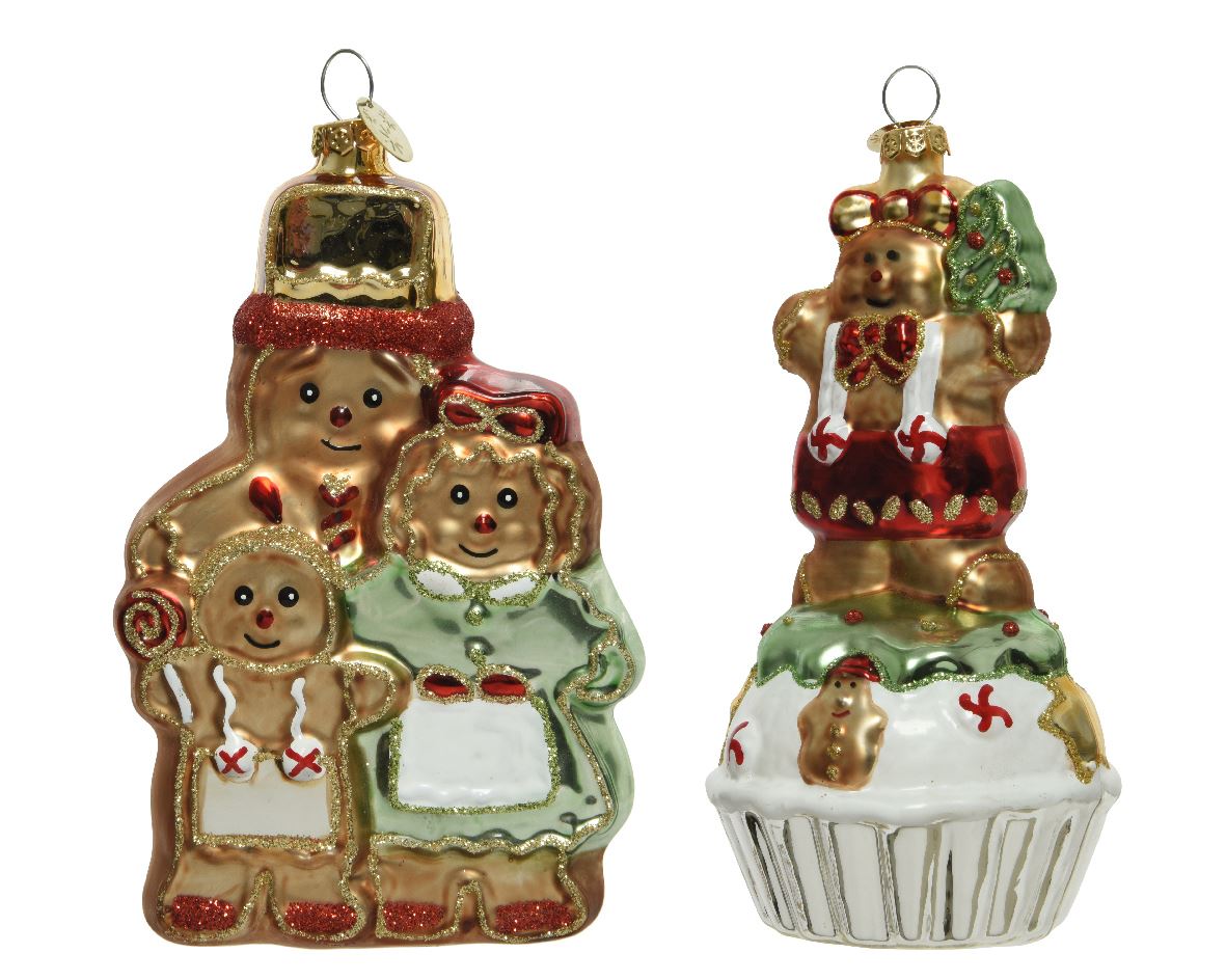 New Year decoration Ginger cookies, 7*7*13 cm, 12.0751 New Year decoration Ginger cookies mix, 7*7*13 cm, 12.0751