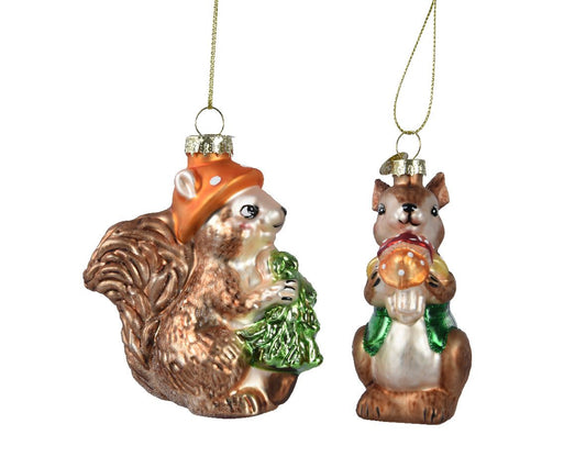 New Year's decoration Squirrel/Bunny, 8*4*11 cm, 12.1130 New Year's decoration 12.1130