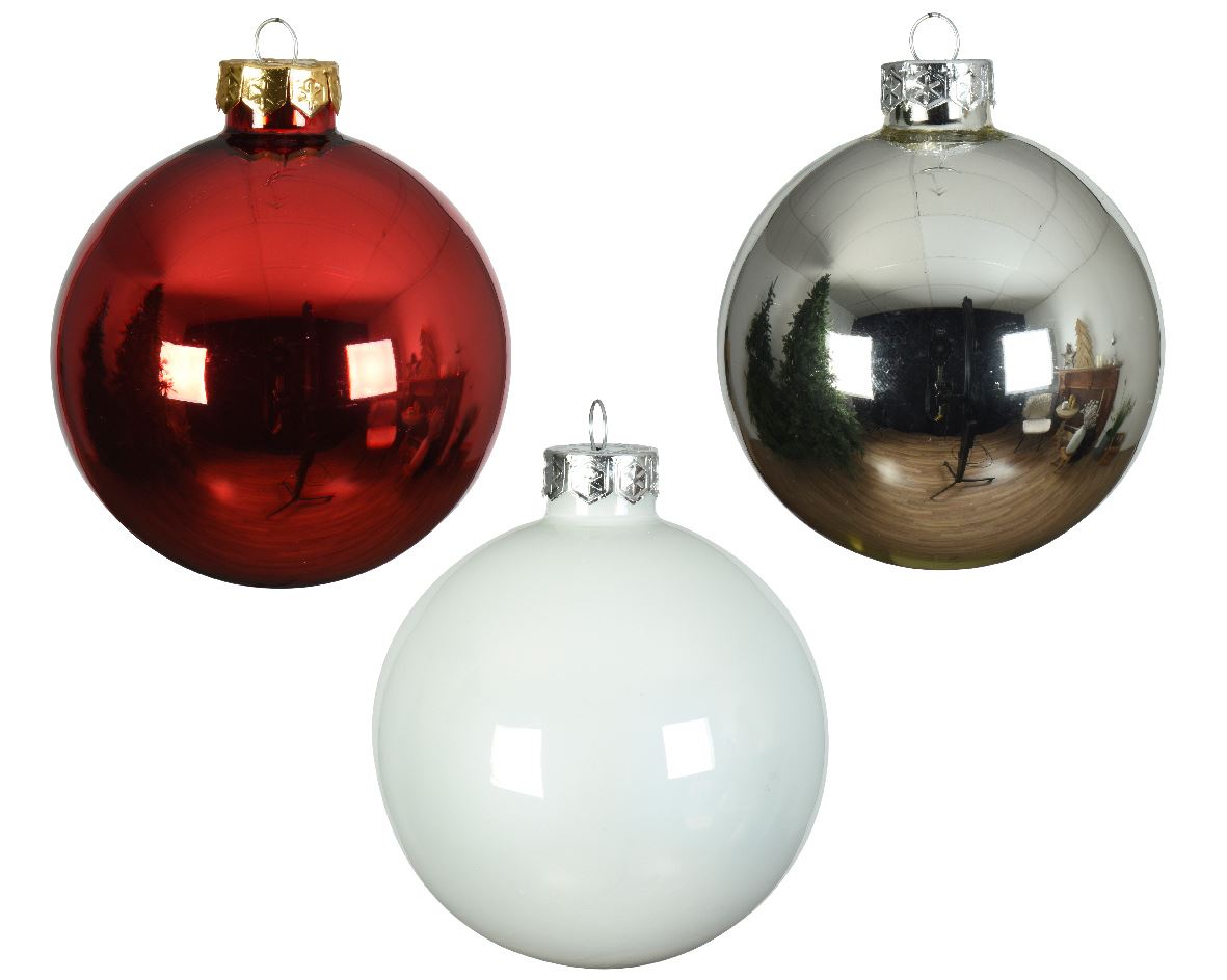 Set of glass balls for a Christmas tree MIX, 49