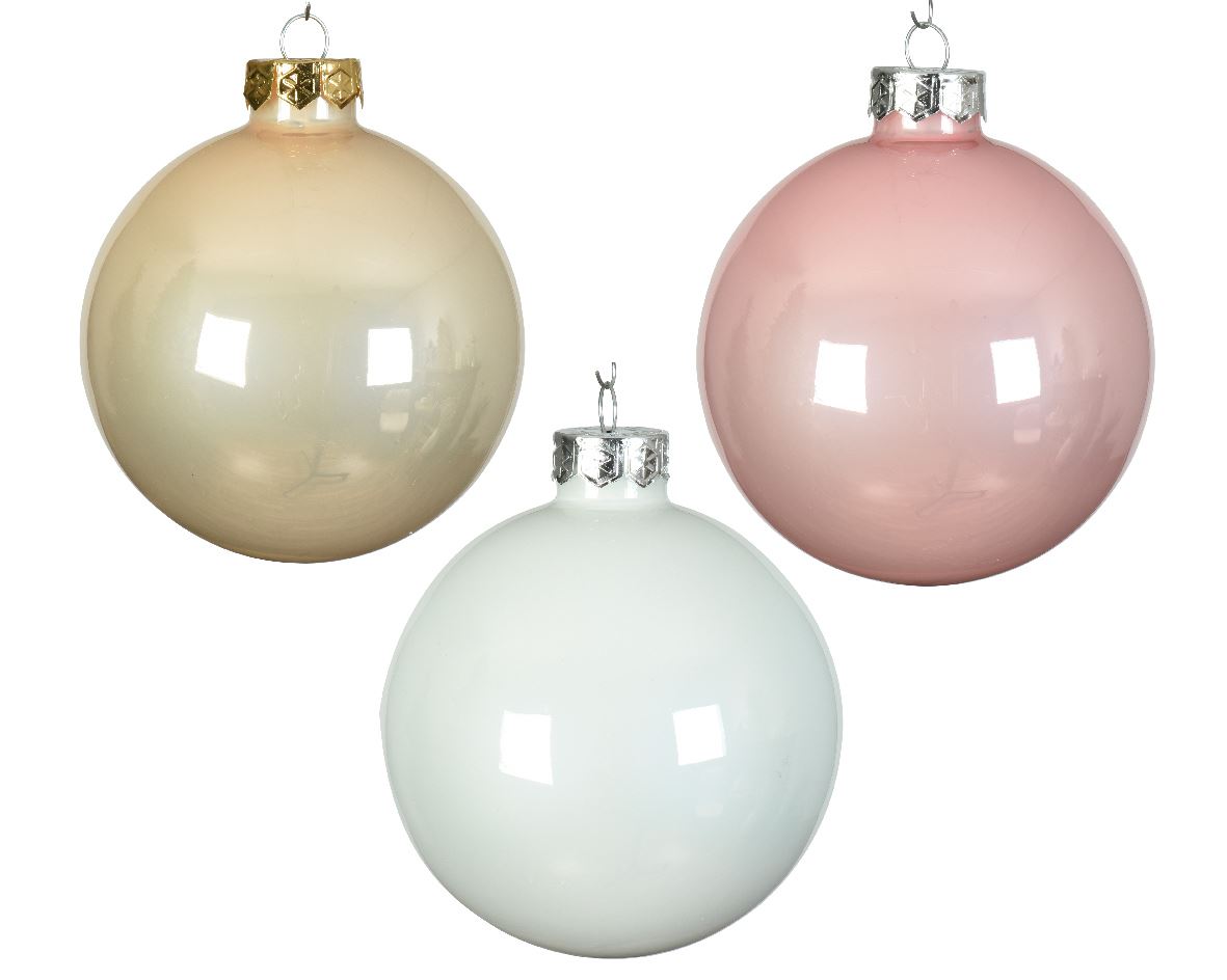 Set of glass balls for the Christmas tree MIX, 49
