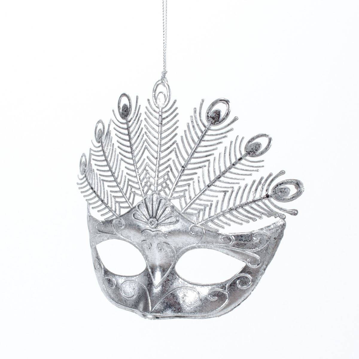 New Year decoration Mask Antique silver, 13*13*3 cm, 146532 New Year decoration, 146532