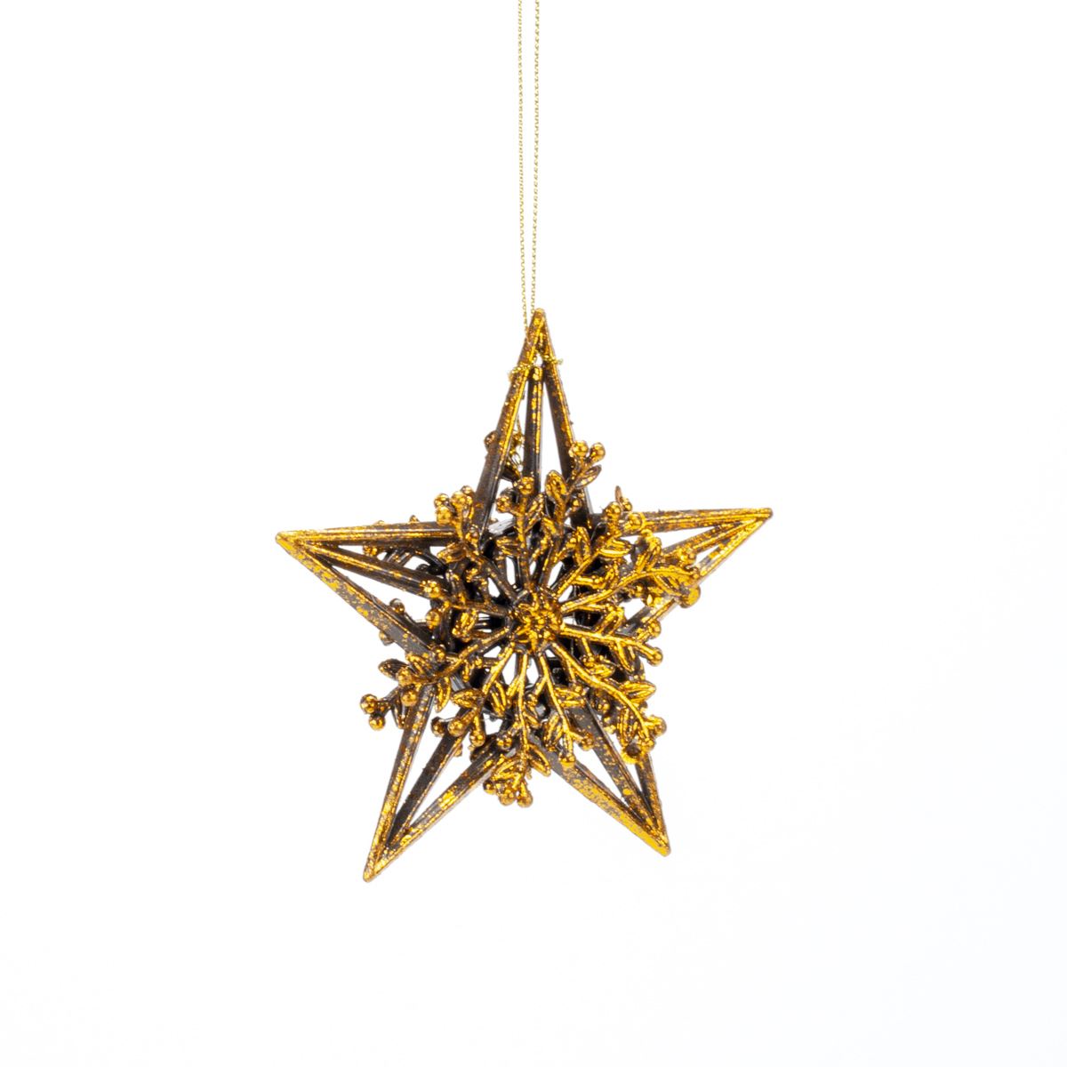 New Year's decoration Star Antique gold