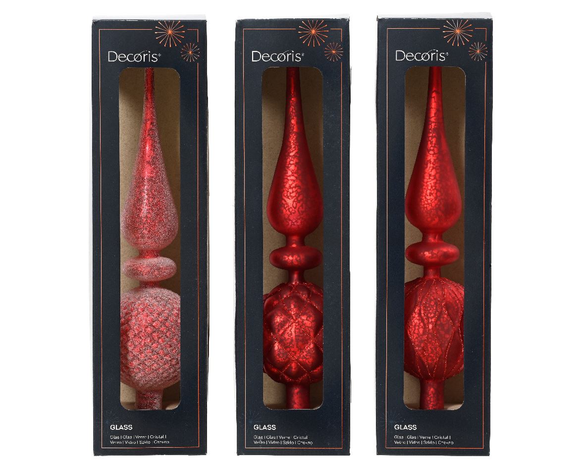 Top for Christmas tree Christmas Red, 8*31 cm – Christmas Decor