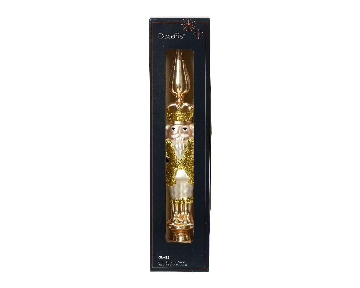 Nutcracker Christmas Tree Topper - Festive and Decorative Ornament