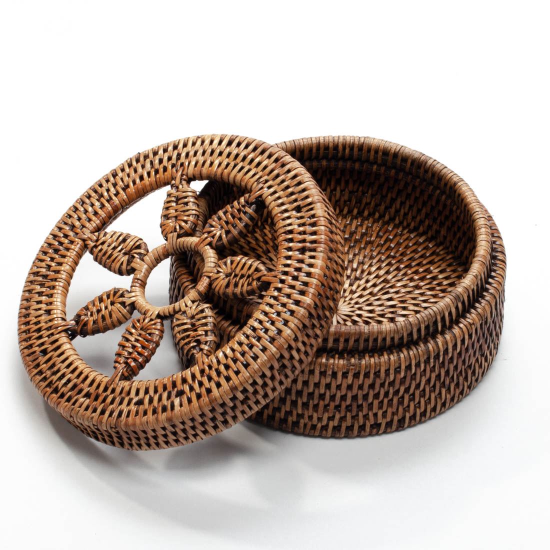 Lace Harmony Rattan Napkin Box (Brown), 20х8 cm