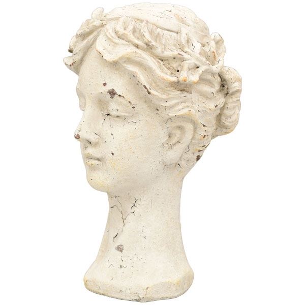 Girl Bust – Charming Decoration for Garden or Interior, 15х14.5х24 cm
