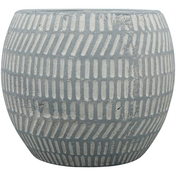 Classic Grey Ceramic Planter Flower Pot , 13х13х12 cm