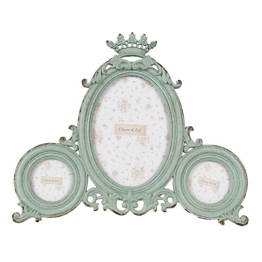 Antique Style Metal Photo Frame 8x9.6 for 4x5 Picture & 2 pcs x 2