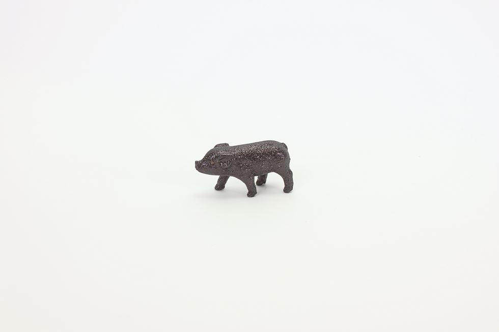 Decorative Pig figurine, glitter