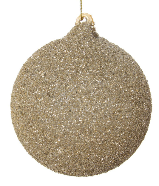 Christmas tree decoration ball, glass, 10 cm, 47981