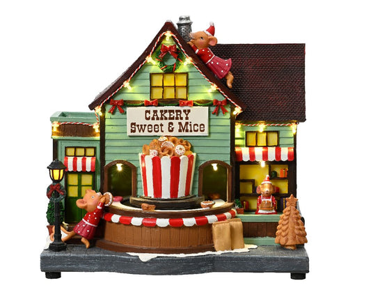 New Year's decor Sweet Bakery LED, 15L, 18*26*24.5 cm, 48.7177