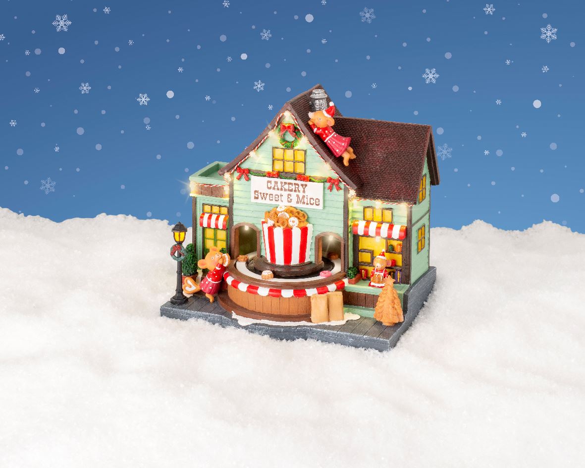 New Year's decor Sweet Bakery LED, 15L, 18*26*24.5 cm, 48.7177