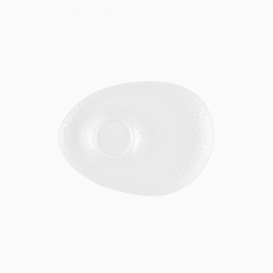 Saucer SOLA WHITE STRUCTUR FLOW 18*14 cm 491194