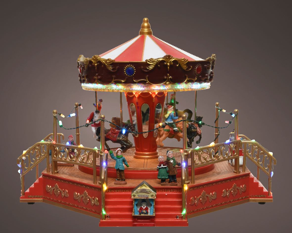 Musical carousel Winter carnival LED 62L, 28*35 cm, 49.8938 Musical carousel, 49.8938