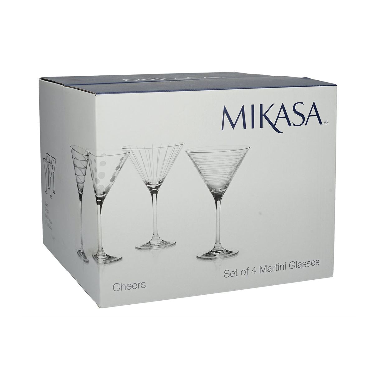 Mikasa Cheers Martini Glass Set, 5159319 Mikasa Cheers Martini Glass Set