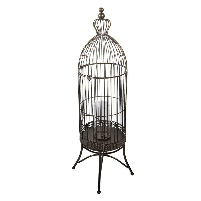 Vintage Metal Decorative Birdcage - Shabby Chic Accent for Home & Events