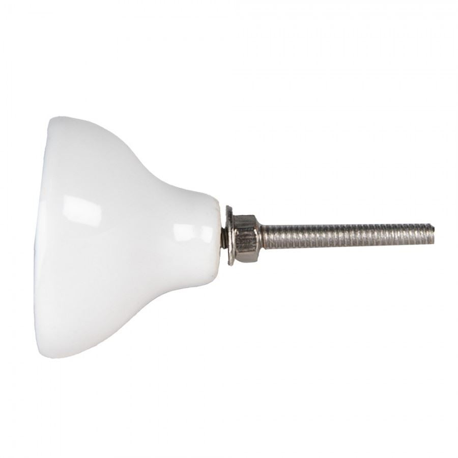 Ceramic furniture handle Clayre & Eef, 4*3 cm, 64991