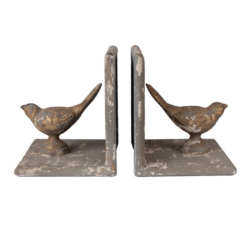 Vintage Shabby Chic Iron Bird Bookends 10.4x6x6.4 in (26х15х16 cm)