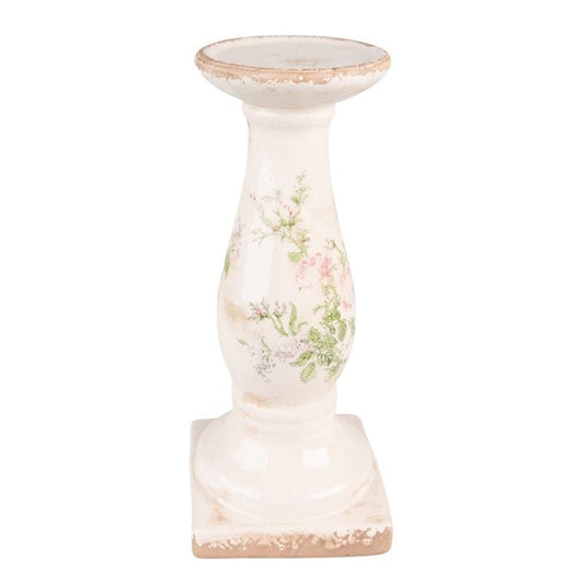 Shabby Chic Vintage Ceramic Candle Holder, 13х30 cm
