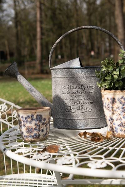Ceramic Flower Pot in Vintage Style, 14*14 cm, 6CE1619M