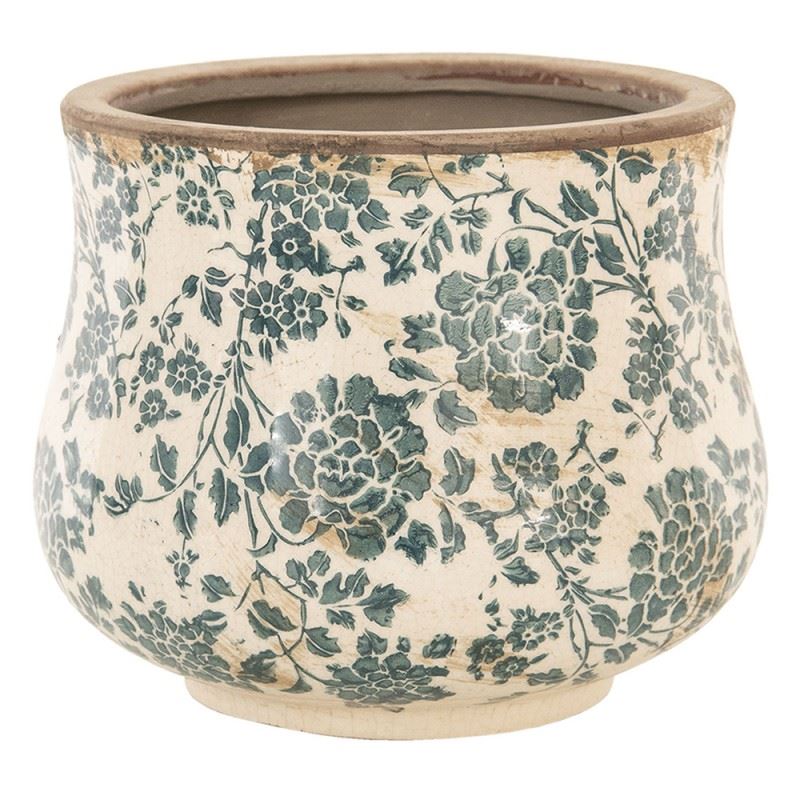 Shabby Chic Vintage Crackle Planter, 21х17 cm