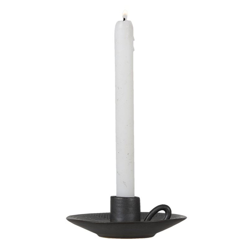 Vintage Ceramic Candle Holder – Retro Style Home Decor, 13х4 cm