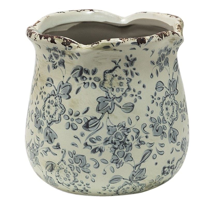 Heritage Touch Ceramic Planter, 6x5.6 in