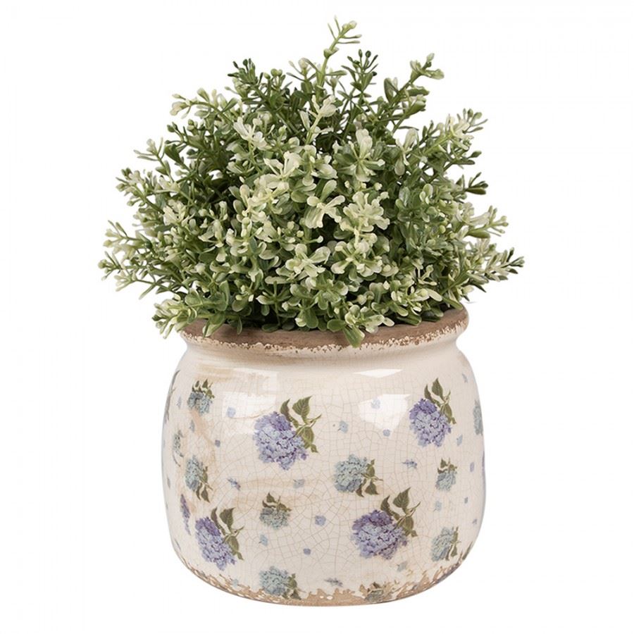 Shabby Chic Vintage Crackle Planter, 16х13 cm