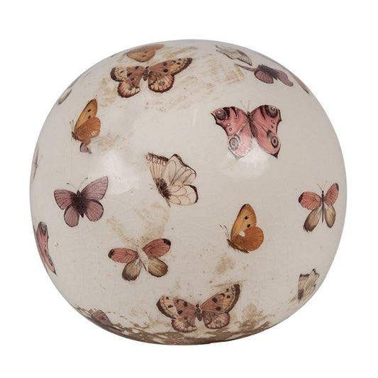Butterflies ball ceramic figure - cozy home and style